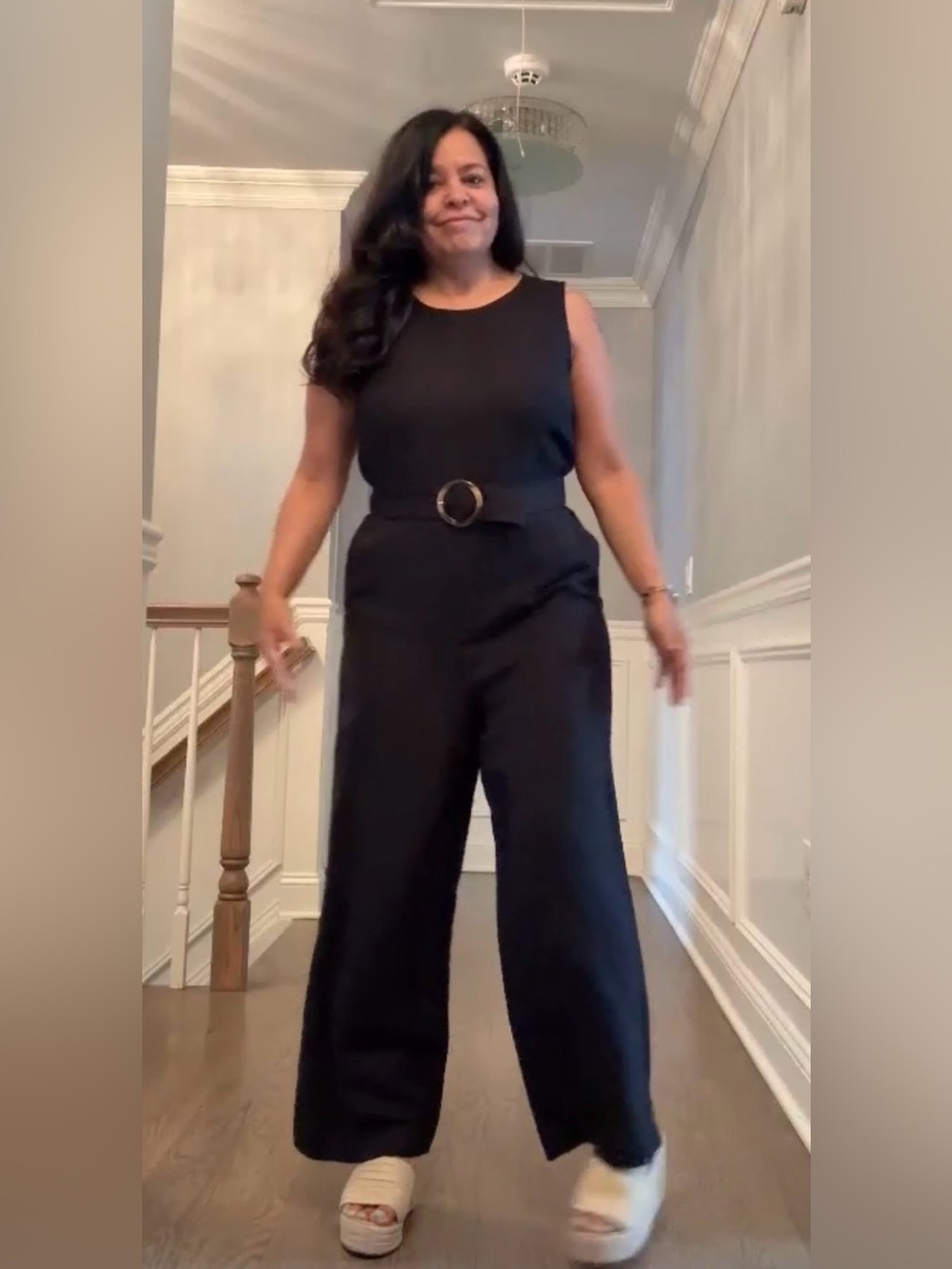 Ann Taylor Linen Loft Jumpsuit